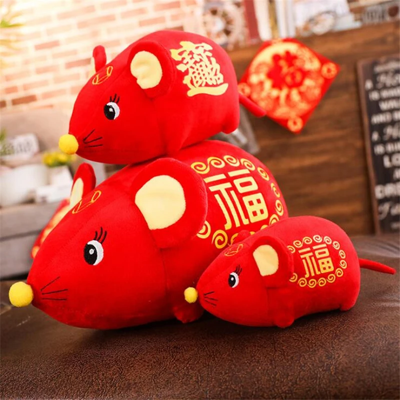 25-50CM Rat Year Kawaii Mascot Mouse For Good Fortune Plush Toy New Year Home Party Decoration Company Promotion Gift
25-50CM Rat Year Kawaii Mascot Mouse For Good Fortune Plush Toy New Year Home Party Decoration Company Promotion Gift