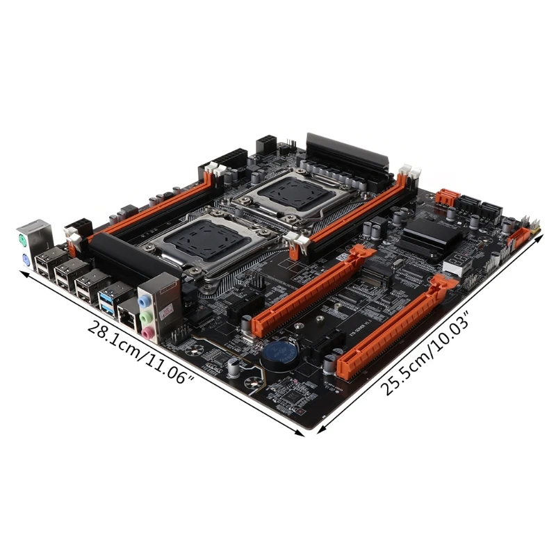 X79 Dual CPU LGA2011 Motherboard E5 4×DDR3 DIMM Desktop Computer Mainboard M.2 B95C
X79 Dual CPU LGA2011 Motherboard E5 4×DDR3 DIMM Desktop Computer Mainboard M.2 B95C