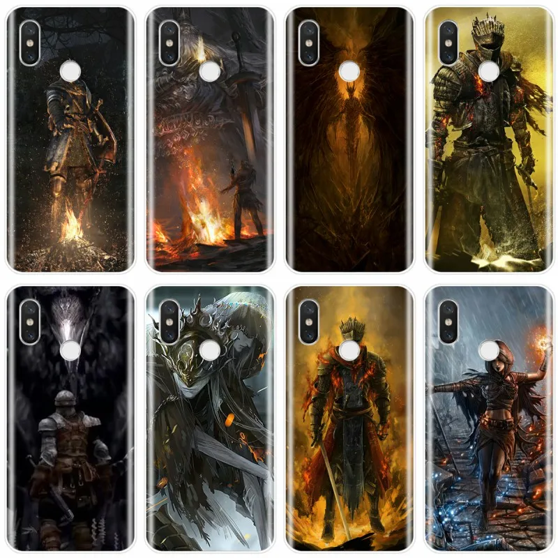 Dark souls крышка чехол для телефона из мягкого силикона ТПУ с рисунком xiaomi 4 4S 5 5S плюс