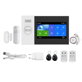 PG-107 Wireless Home WIFI GSM GPRS Burglar Home Security with Motion Detector Sensor Burglar Alarm APP Control EU Plug
PG-107 Wireless Home WIFI GSM GPRS Burglar Home Security with Motion Detector Sensor Burglar Alarm APP Control EU Plug