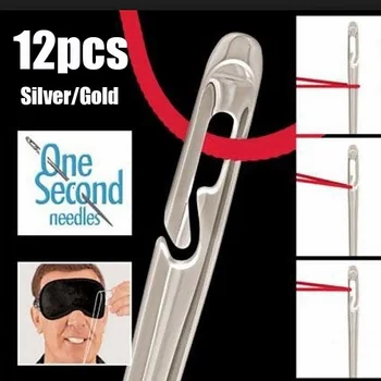 12Pcs/set Elderly Needle-side Hole Blind Needle Household Sewing Stainless Steel Hand Sewing Needless Threading Apparel Sewing
12Pcs/set Elderly Needle-side Hole Blind Needle Household Sewing Stainless Steel Hand Sewing Needless Threading Apparel Sewing