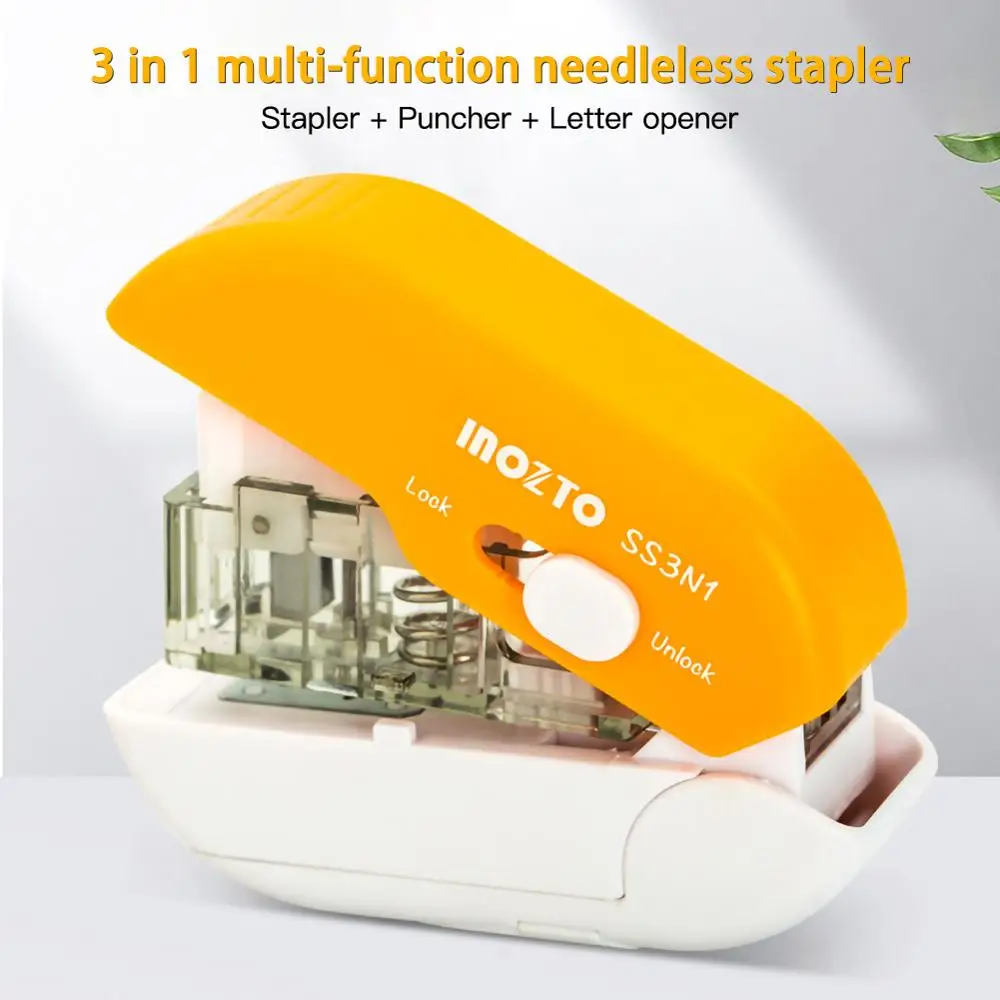 3-in-1 Stapler Remover Machine Mini Multifunction Cute Book Stapler Without Staples Heavy Duty Furniture Staple Gun Drop Ship
3-in-1 Stapler Remover Machine Mini Multifunction Cute Book Stapler Without Staples Heavy Duty Furniture Staple Gun Drop Ship