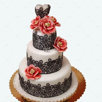 Baking DIY Retro flower border mat 30*40cm cupcake beautiful nice silicone mold fondant cake decorating tool lace mold 
Baking DIY Retro flower border mat 30*40cm cupcake beautiful nice silicone mold fondant cake decorating tool lace mold