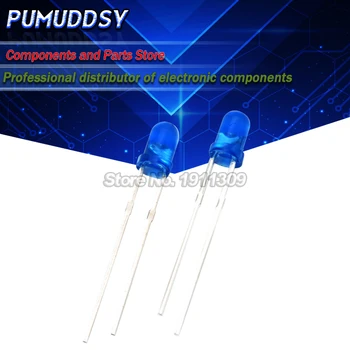 100PCS led 3mm blue diffused blue turn blue 
100PCS led 3mm blue diffused blue turn blue