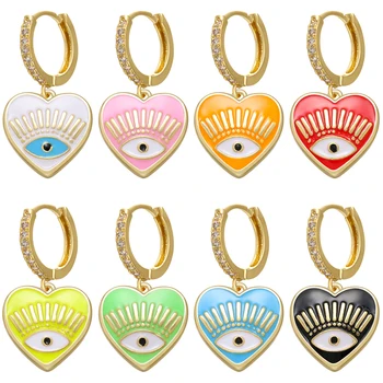 HECHENG 1pair colorful eyes earrings love heart wholesale fashion for women girls accessries jewelry VE213
HECHENG 1pair colorful eyes earrings love heart wholesale fashion for women girls accessries jewelry VE213