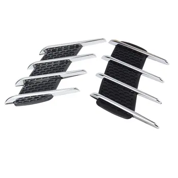 Universal Car Hood Side Flow Vent Fender Air Net Door Decals car-styling Stickers DIY Simulation shark gills outlet soft plated 
Universal Car Hood Side Flow Vent Fender Air Net Door Decals car-styling Stickers DIY Simulation shark gills outlet soft plated