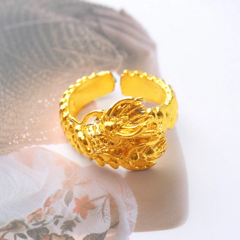 Classic style Men‘s Dragon Rings 24K Gold color Hip Hop Rings Male big Finger Open Ring Party Wedding band Fashion Jewelry Gift
Classic style Men‘s Dragon Rings 24K Gold color Hip Hop Rings Male big Finger Open Ring Party Wedding band Fashion Jewelry Gift