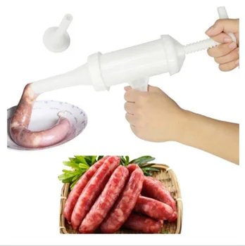 Manual Sausage Meat Fillers Machine for Sausage Meat Stuffer Filler Hand Operated Sausage Machines Food Maker Funnel Nozzle Set
Manual Sausage Meat Fillers Machine for Sausage Meat Stuffer Filler Hand Operated Sausage Machines Food Maker Funnel Nozzle Set