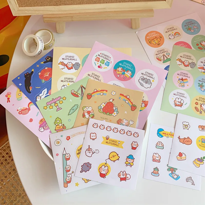 Ins Hot Cute Rainbow Rabbit Stickers Color Hand Account Decoration Wall Stickers Decorative Small Pattern Sealing Sticker
Ins Hot Cute Rainbow Rabbit Stickers Color Hand Account Decoration Wall Stickers Decorative Small Pattern Sealing Sticker