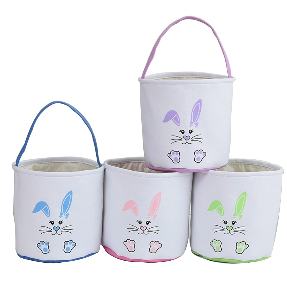 Пасхальный кролик подарочные сумки Корзины Сумки для яиц охота переноски и