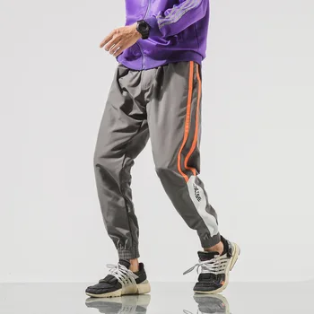 Stripe Joggers Casual Ankle-Length Pants Men Black Baggy Autumn Hip hop Sweatpants Male Japanese Style Streetwear Harem Trousers
Stripe Joggers Casual Ankle-Length Pants Men Black Baggy Autumn Hip hop Sweatpants Male Japanese Style Streetwear Harem Trousers
