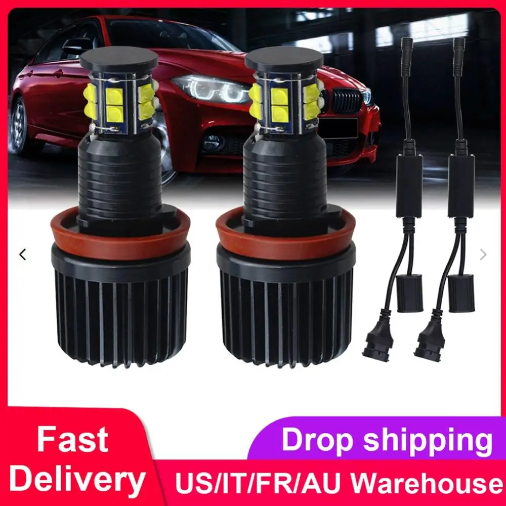 H8 Car LED Headlight 120W H8 LED Angel Eyes Halo Ring Light Bulbs 6500K For BMW E92 E93 E63 E70 Lamps Car Accessories Interior
H8 Car LED Headlight 120W H8 LED Angel Eyes Halo Ring Light Bulbs 6500K For BMW E92 E93 E63 E70 Lamps Car Accessories Interior