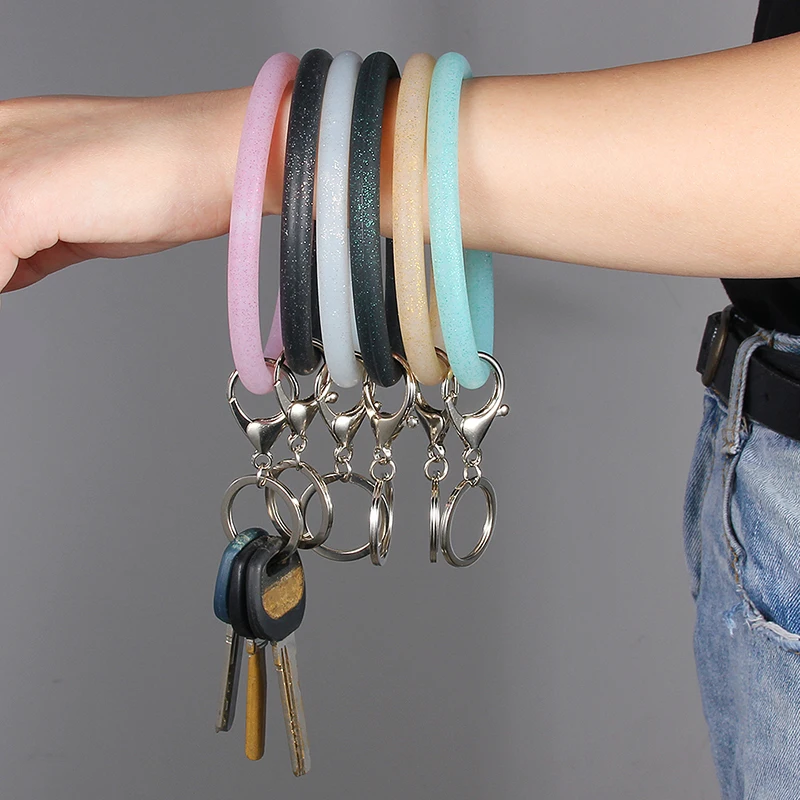 Big O Silicone Loop Wrist Key Ring Keychain With Gold O Clasp Round Key Wrist Strap Accessories Wholesale
Big O Silicone Loop Wrist Key Ring Keychain With Gold O Clasp Round Key Wrist Strap Accessories Wholesale