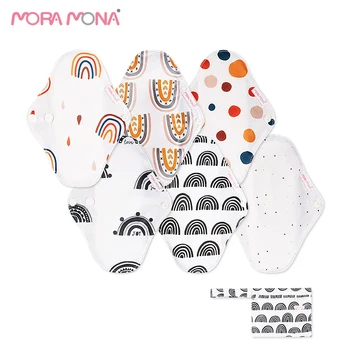 Mora Mona 6pcs/set Washable menstrual pad reusable sanitary pad absorbent bamboo charcoal cloth pad for ladies 
Mora Mona 6pcs/set Washable menstrual pad reusable sanitary pad absorbent bamboo charcoal cloth pad for ladies