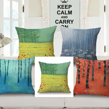 18" Home Cotton Linen Bed Room Gifts Single Sides Printing Throw Pillow Case Forest Nature Square Cover
18" Home Cotton Linen Bed Room Gifts Single Sides Printing Throw Pillow Case Forest Nature Square Cover