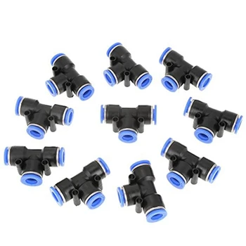 100Pcs/Pack PE Pneumatic Fittings Quick Joint Fittings Quick Connectors T Type 3-Way for 6mm Tube
100Pcs/Pack PE Pneumatic Fittings Quick Joint Fittings Quick Connectors T Type 3-Way for 6mm Tube