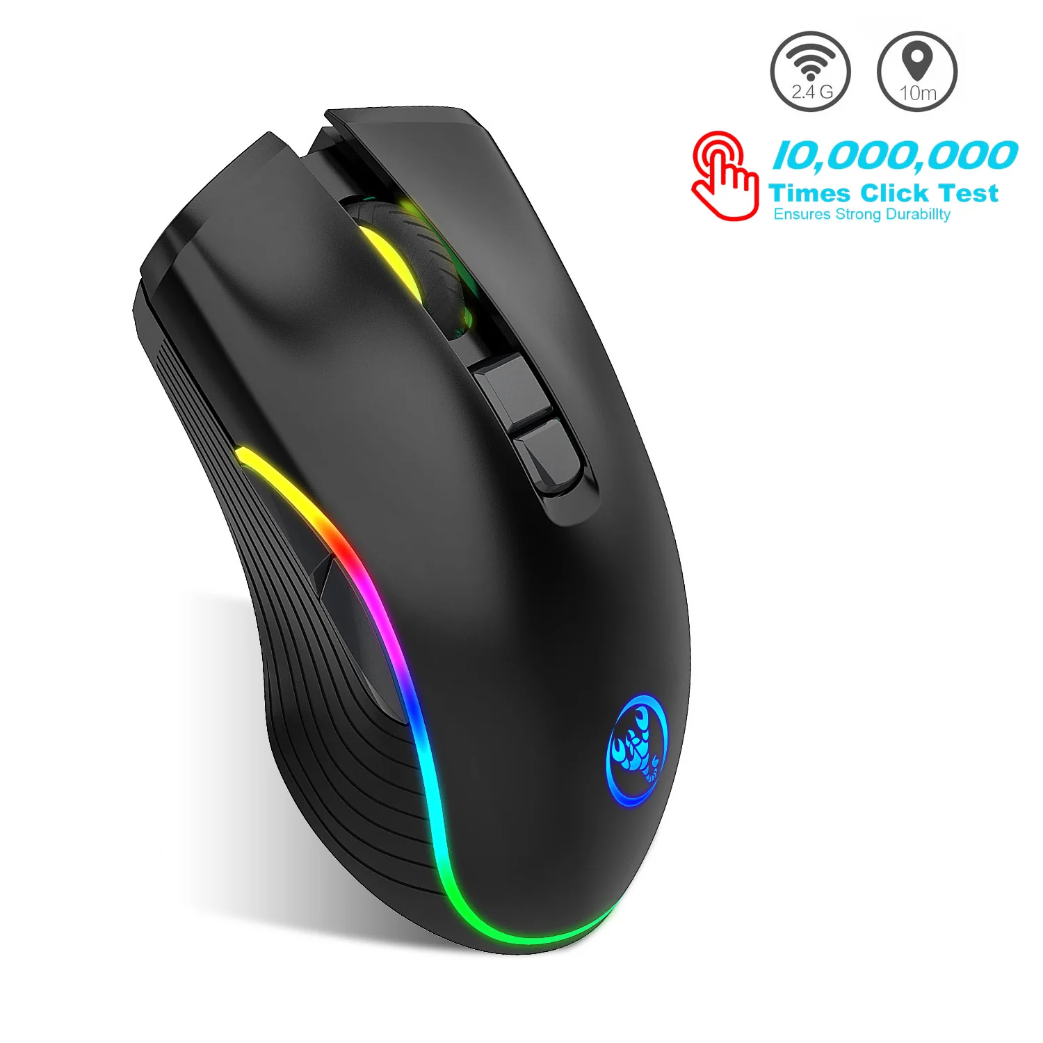 Computer Mouse 2.4G Wireless Mice 7 Button 2400dpi RGB Gaming Lamp Mouse USB Receiver Optical for PC Laptop Game Ergonomic Mice
Computer Mouse 2.4G Wireless Mice 7 Button 2400dpi RGB Gaming Lamp Mouse USB Receiver Optical for PC Laptop Game Ergonomic Mice