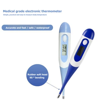 Electronic Digital Measuring Tool of Kid Baby Infant mouth of baby care adult body temperature LCD Baby Care Soft Head Thermomet
Electronic Digital Measuring Tool of Kid Baby Infant mouth of baby care adult body temperature LCD Baby Care Soft Head Thermomet