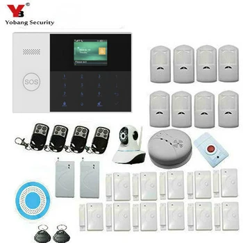 Yobang Security Android IOS APP GPRS Touch Keypad WIFI GSM Alarmes DIY KIT Smart Camera SOS Emergency Panic Button Home Alarm
Yobang Security Android IOS APP GPRS Touch Keypad WIFI GSM Alarmes DIY KIT Smart Camera SOS Emergency Panic Button Home Alarm
