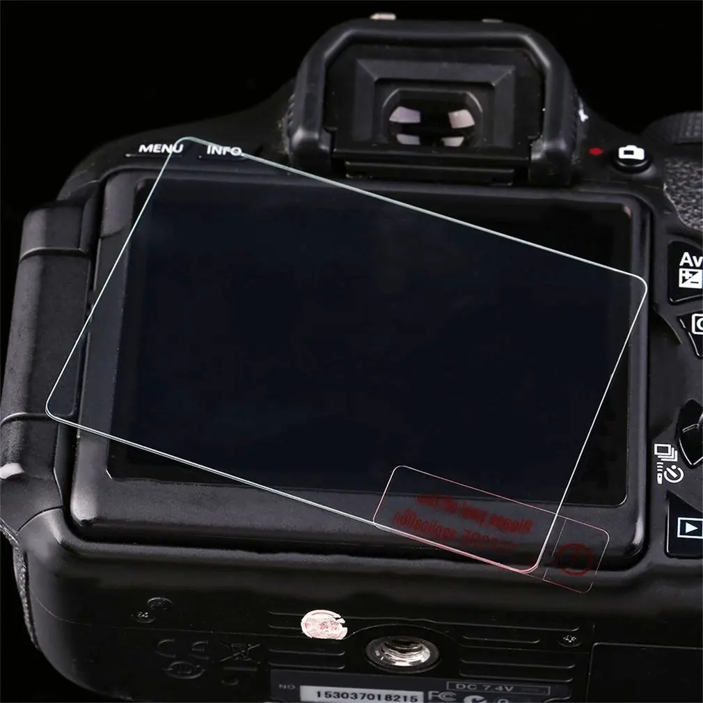 Screen Protector For Canon 550D 60D 600D Tempered Glass LCD Screen Film Protector 0.4mm HD Protective Waterproof Cover