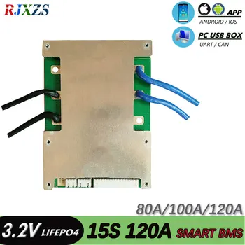 Smart bms 15S 120A Lifepo4 bluetooth smart bms pcm with android Bluetooth app UART bms wi software (APP) monitor
Smart bms 15S 120A Lifepo4 bluetooth smart bms pcm with android Bluetooth app UART bms wi software (APP) monitor