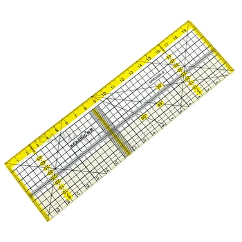 Quilting Ruler Acrylic Quilters Ruler with Double Colored Grid Lines for Easy Precision Cutting for Quilting Sewing SP99
Quilting Ruler Acrylic Quilters Ruler with Double Colored Grid Lines for Easy Precision Cutting for Quilting Sewing SP99