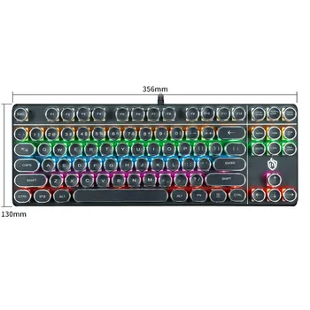 OMESHIN LED Backlight Usb Mechanical Metal Game Player Game Mechanical Keyboard Ergonomic Design Retro Mechanical Keyboard
OMESHIN LED Backlight Usb Mechanical Metal Game Player Game Mechanical Keyboard Ergonomic Design Retro Mechanical Keyboard