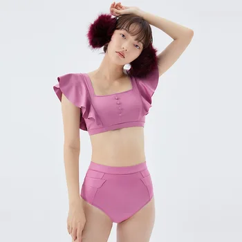 Swimsuit Swimming Woman Surf Rashguard Swimsuits 2019 Swimwear Women New 2020 High Waist Abdomen Sexy Bikini Solid Polyester
Swimsuit Swimming Woman Surf Rashguard Swimsuits 2019 Swimwear Women New 2020 High Waist Abdomen Sexy Bikini Solid Polyester