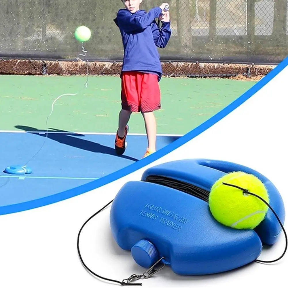 Tennis Training Aids Tool With Elastic Rope Ball Practice Self-Duty ennis Trainer Partner Heavy Duty Sparring Device
Tennis Training Aids Tool With Elastic Rope Ball Practice Self-Duty ennis Trainer Partner Heavy Duty Sparring Device