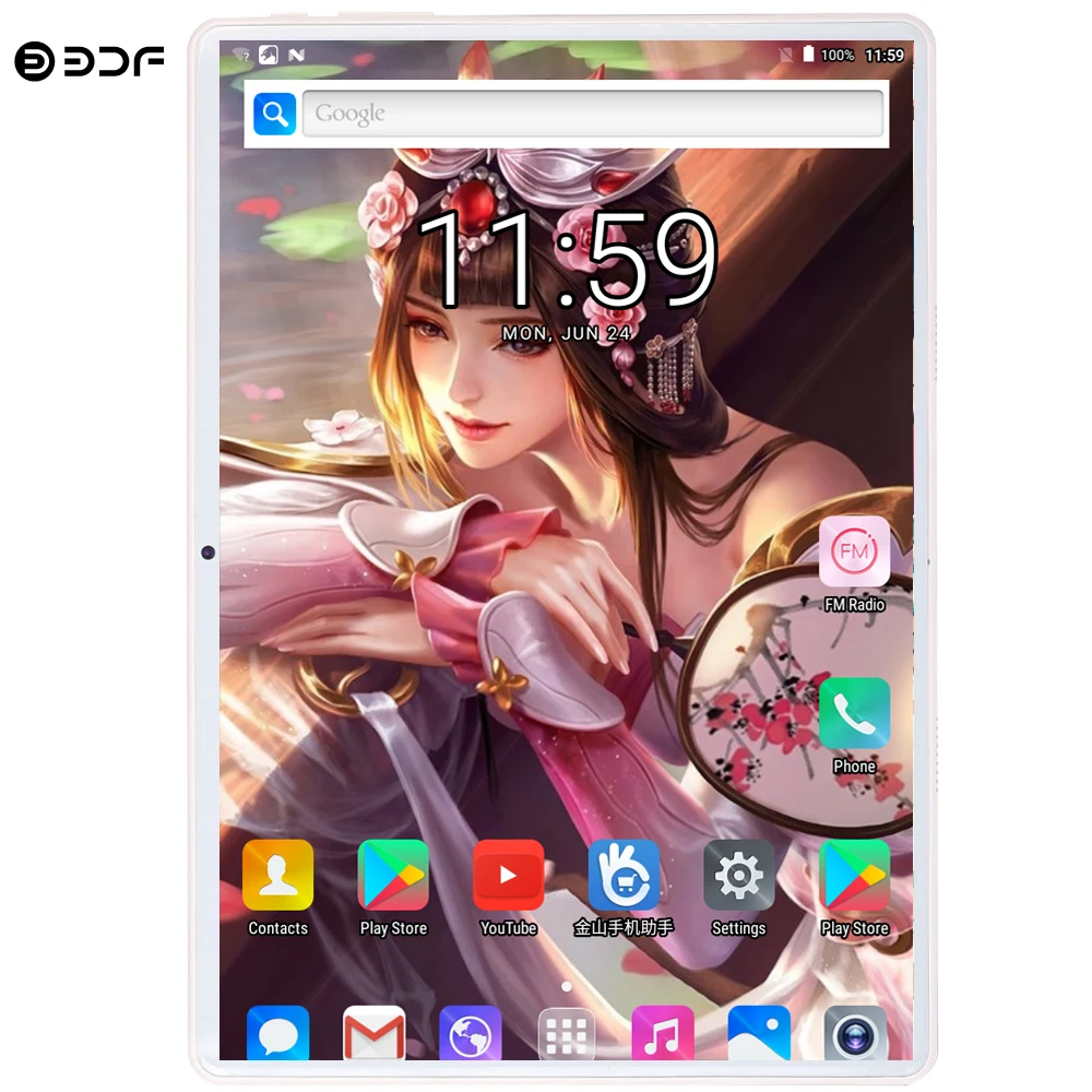 BDF New system 10 Inch Android 9.0 Tablet Pc 4G Phone Call 2.5D Tempered Glass Ten Core 8GB/128GB Dual SIM WiFi Bluetooth Tablet
BDF New system 10 Inch Android 9.0 Tablet Pc 4G Phone Call 2.5D Tempered Glass Ten Core 8GB/128GB Dual SIM WiFi Bluetooth Tablet