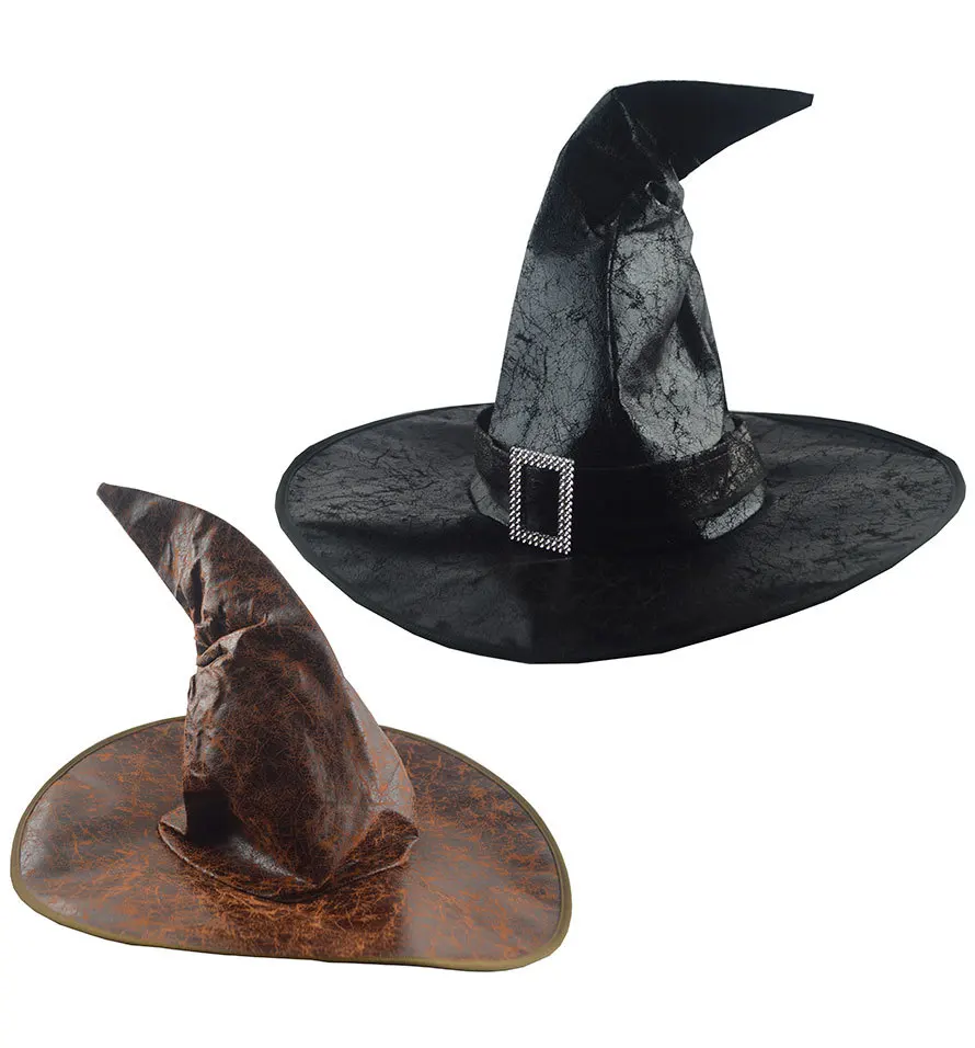 10PCS Party Halloween Witch Hats for Women Men Adult Witches Wizard Vampire Costume Accessories Carnivals | Тематическая одежда и