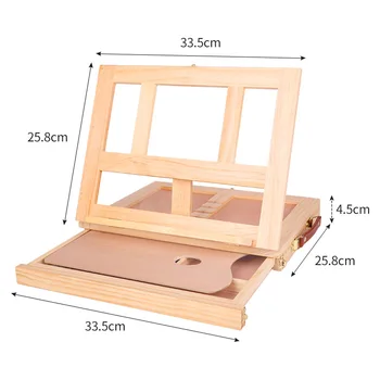 Desktop Drawer Oil Painting Frame Wood Folding Frame Portable Solid Desktop Sketch Frame Kids Easel For Painting Table Easel
Desktop Drawer Oil Painting Frame Wood Folding Frame Portable Solid Desktop Sketch Frame Kids Easel For Painting Table Easel