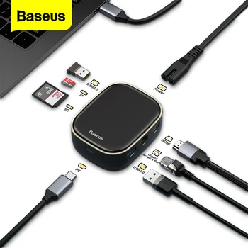 Baseus PD Type C HUB to HDMI RJ45 TF SD Card Reader USB 3.0 HUB Dock For MacBook Pro USB C Adapater 60w Fast Charger For Samsung
Baseus PD Type C HUB to HDMI RJ45 TF SD Card Reader USB 3.0 HUB Dock For MacBook Pro USB C Adapater 60w Fast Charger For Samsung