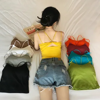 Comfortable New Fashion Women Crop Tops Summer Tank Tops Sexy Lingerie Beauty Back Cropped Tees Camis Women Camisole Top
Comfortable New Fashion Women Crop Tops Summer Tank Tops Sexy Lingerie Beauty Back Cropped Tees Camis Women Camisole Top