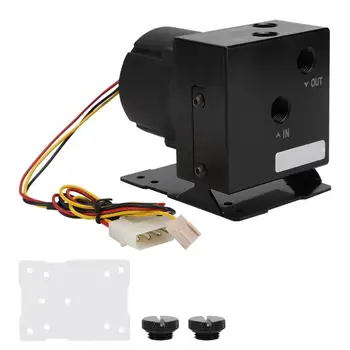 Computer Cooler DC 12V 1.8A Integrated Water Cooling Water Pump with Bracket for 1200L / H Flow fan cooling 
Computer Cooler DC 12V 1.8A Integrated Water Cooling Water Pump with Bracket for 1200L / H Flow fan cooling