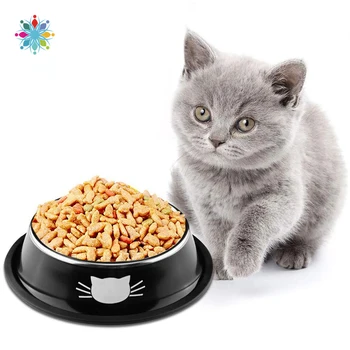 Stainless Steel Pet Cat Bowl Food Grade Feeding Bowl Non Skid With Natural Rubber Base For Small Dogs Cats TLS 
Stainless Steel Pet Cat Bowl Food Grade Feeding Bowl Non Skid With Natural Rubber Base For Small Dogs Cats TLS