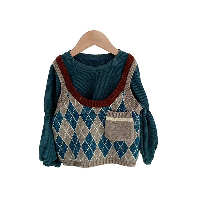 2020 New Style Girls' Autumn Plaid Suit Children's Western Style College Style Two-Piece Set baby girl clothes
2020 New Style Girls' Autumn Plaid Suit Children's Western Style College Style Two-Piece Set baby girl clothes