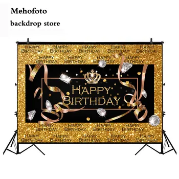 MEHOFOTO Happy Birthday Gold Crown Royal Photo Background Step and Repeat Party Decoration Backdrop Computer Printed 184 
MEHOFOTO Happy Birthday Gold Crown Royal Photo Background Step and Repeat Party Decoration Backdrop Computer Printed 184