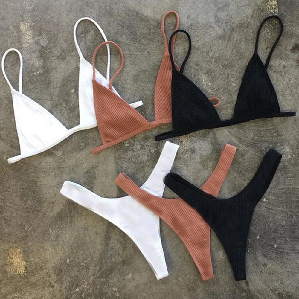 2023 Bandeau Tanga bikini Ribbed bikinis Sexy high cut bikini set Brazilian swimsuit thong swimwear women Girls Swimming Suit
2023 Bandeau Tanga bikini Ribbed bikinis Sexy high cut bikini set Brazilian swimsuit thong swimwear women Girls Swimming Suit