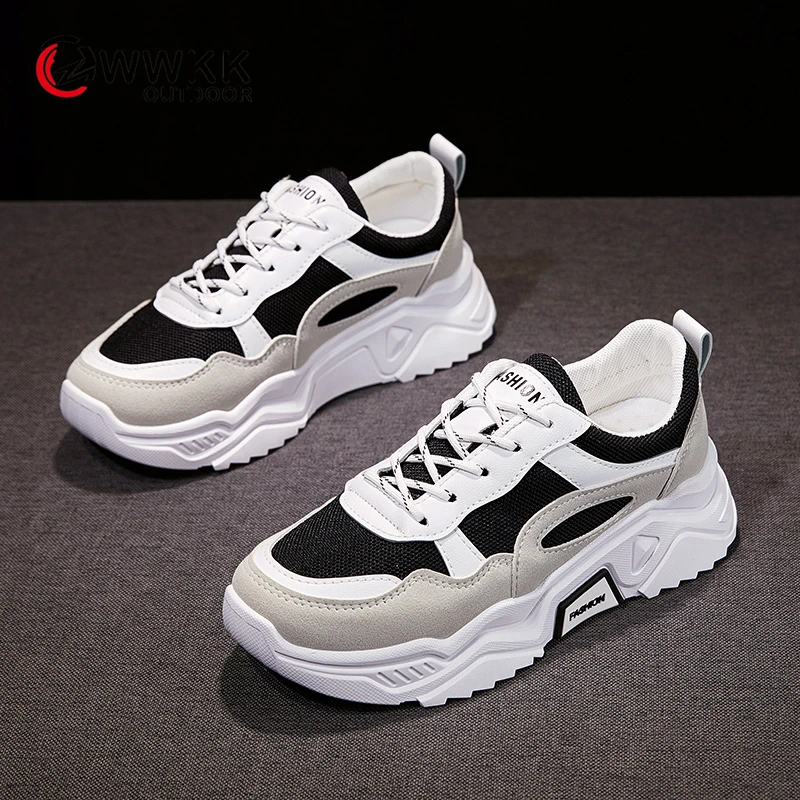 WWKK 2019 Running Shoes Woman Autumn Comfortable Breathable PU+Mesh Flats Female Platform Sneakers Women Shoes Chaussure Femme 
WWKK 2019 Running Shoes Woman Autumn Comfortable Breathable PU+Mesh Flats Female Platform Sneakers Women Shoes Chaussure Femme
