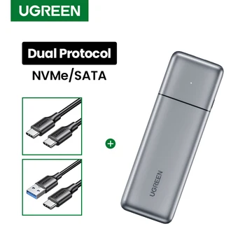 UGREEN SSD Case M.2 Dual Protocol NVMe SATA to USB 10Gbps Hard Disk Case Caddy Docking Station Case For External Hard SSD Drive
UGREEN SSD Case M.2 Dual Protocol NVMe SATA to USB 10Gbps Hard Disk Case Caddy Docking Station Case For External Hard SSD Drive