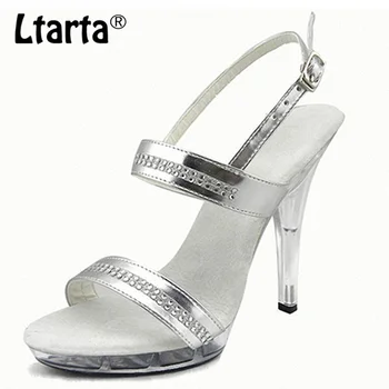 LTARTA 13cm Heels New Round Head Sexy Stiletto Sandals Stage Shoes Model Crystal Shoes Platform Rhinestone Large Shoes LYP
LTARTA 13cm Heels New Round Head Sexy Stiletto Sandals Stage Shoes Model Crystal Shoes Platform Rhinestone Large Shoes LYP