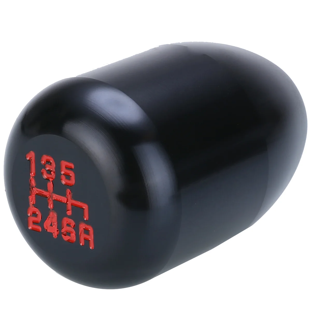 Universal 6 Speed Gear Shift Knob Black Durable Aluminum Alloy Auto Gearstick Head Knob M10x1.5 For Honda Acura RSX Civic