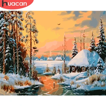 HUACAN DIY Pictures By Number Winter Kits Home Decor Painting By Numbers Snow Tree Drawing On Canvas HandPainted Art Gift
HUACAN DIY Pictures By Number Winter Kits Home Decor Painting By Numbers Snow Tree Drawing On Canvas HandPainted Art Gift