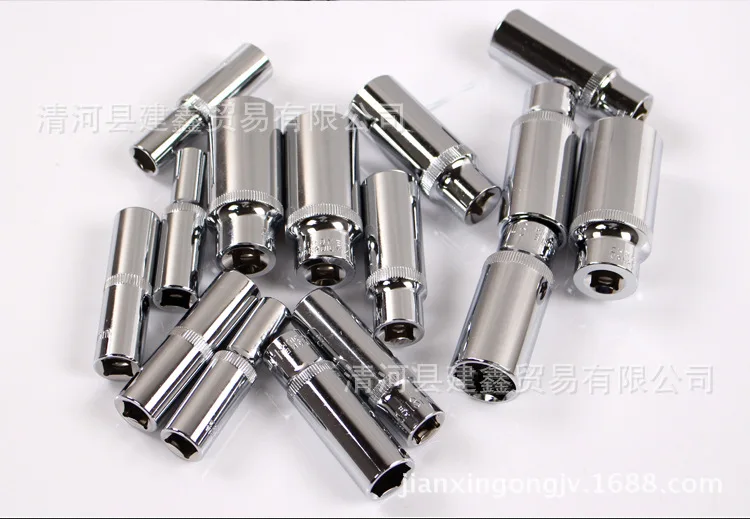 Xin Jian Tool 3/8 Spark Plug Sleeve Lengthened Socket Wrench Car Maintenance Disassembly Tool
Xin Jian Tool 3/8 Spark Plug Sleeve Lengthened Socket Wrench Car Maintenance Disassembly Tool