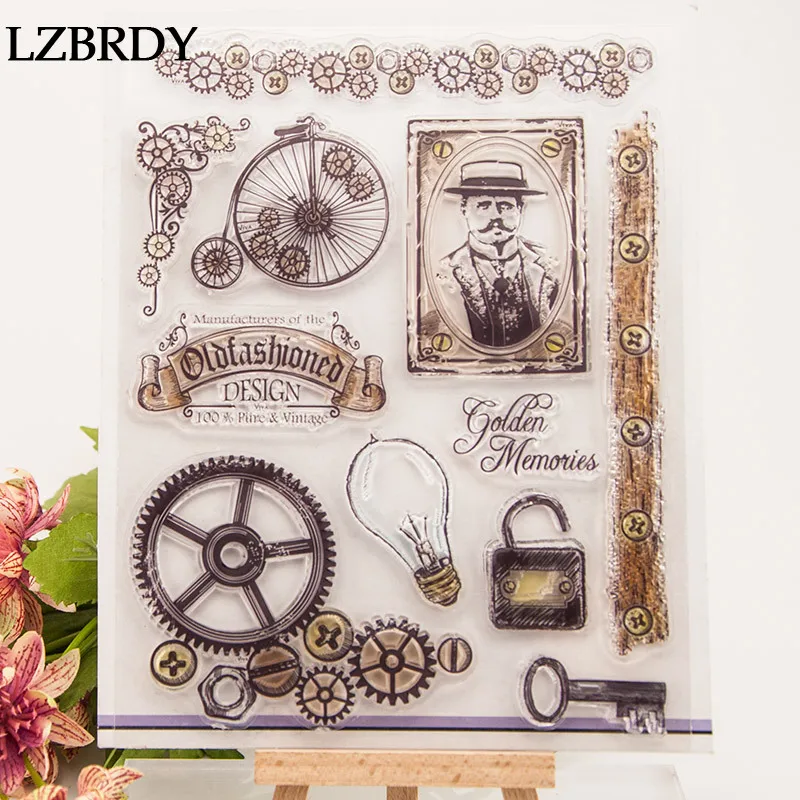 Vintage Creation Gear Light Bulb Man Letters Clear Rubber Stamps for Scrapbooking Card Making Birthday Christmas Craft Stamps
Vintage Creation Gear Light Bulb Man Letters Clear Rubber Stamps for Scrapbooking Card Making Birthday Christmas Craft Stamps
