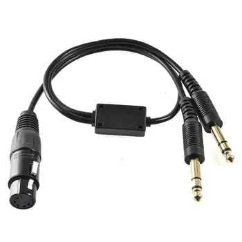 High Quality For Airbus XLR To GA Dual Plug 5 Pin Headset Adapter Cable Aviation Headphone Cable Earphone Accessories
High Quality For Airbus XLR To GA Dual Plug 5 Pin Headset Adapter Cable Aviation Headphone Cable Earphone Accessories