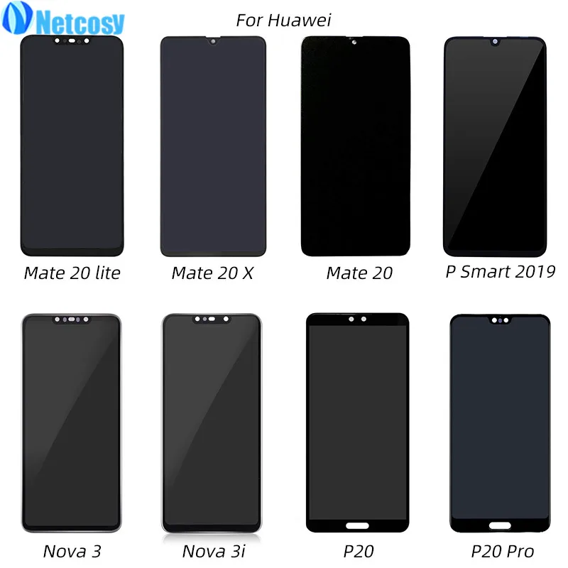 Netcosy LCD Display Touch Screen Digitizer Assembly For Huawei P20 Pro Mate 20X 20 Lite Nova 3 3i P Smart 2019 Full LCD Screen
Netcosy LCD Display Touch Screen Digitizer Assembly For Huawei P20 Pro Mate 20X 20 Lite Nova 3 3i P Smart 2019 Full LCD Screen