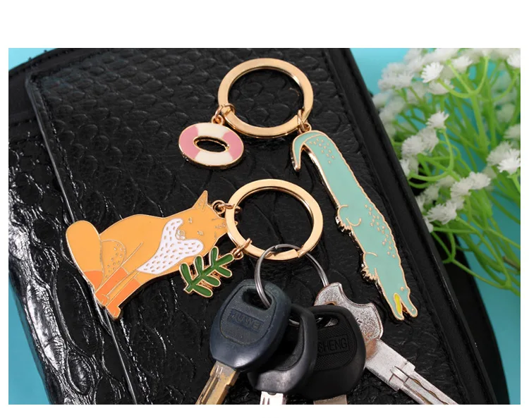 Free shipping for cartoons animal bear, fox, cat and crocodile's metal key ring and jewelry accessories
Free shipping for cartoons animal bear, fox, cat and crocodile's metal key ring and jewelry accessories