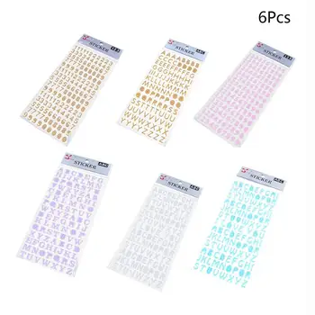 6 Sheets Stickers Foam Self-adhesive Decorative Colorful PVC Alphabet Paster Cardstock Sticker Letters Sticker for Journal Game
6 Sheets Stickers Foam Self-adhesive Decorative Colorful PVC Alphabet Paster Cardstock Sticker Letters Sticker for Journal Game